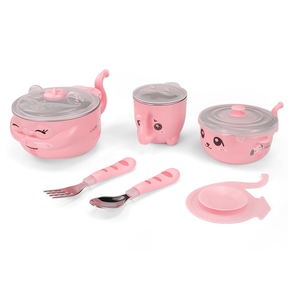 

Набор детской посуды Tumama Set 6 предметов Розовый (MSKK17012)