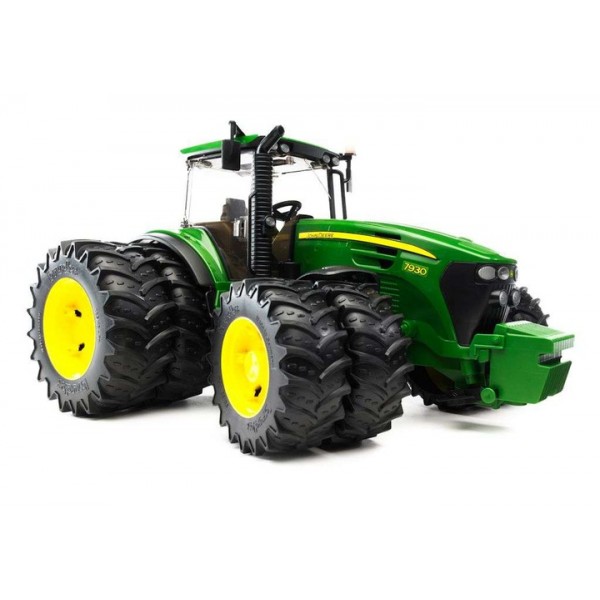 

Трактор Bruder 03052 John Deere с резиновыми колесами масштаб 1:16 Зеленый