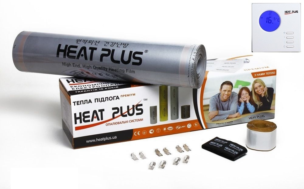 

Комплект теплого пола и термостат HEAT PLUS PREMIUM HPP007Т