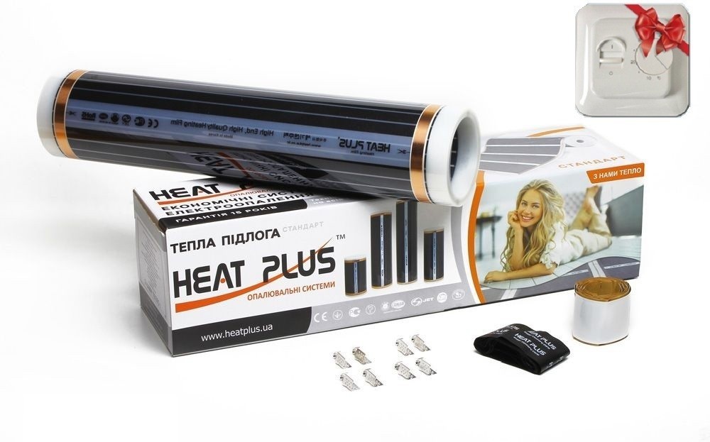 

Комплект теплого пола и термостат HEAT PLUS STANDART HPS005T