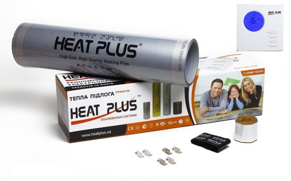 

Комплект теплого пола и термостат HEAT PLUS PREMIUM HPP003Т