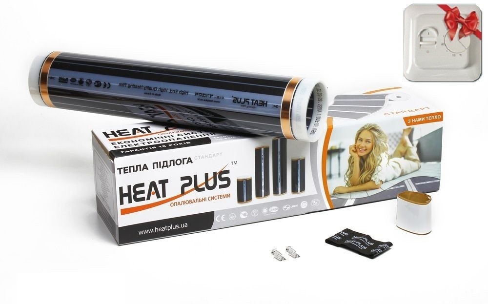 

Комплект теплого пола и термостат HEAT PLUS STANDART HPS001T