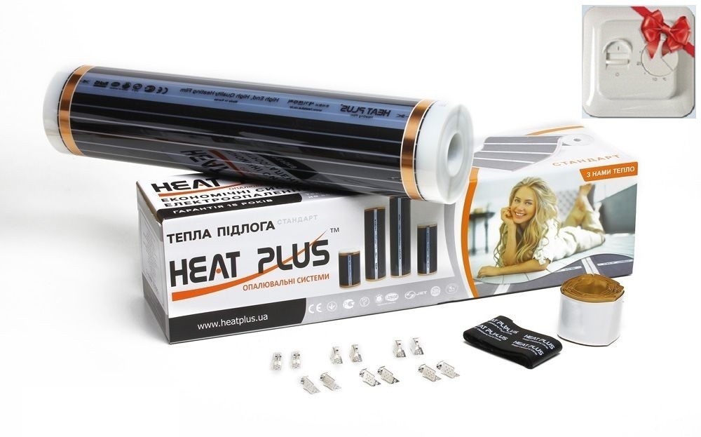 

Комплект теплого пола и термостат HEAT PLUS STANDART HPS0010T