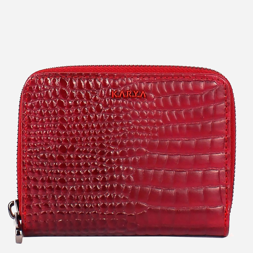 

Женский кошелек кожаный Karya 1152-507 Красный
