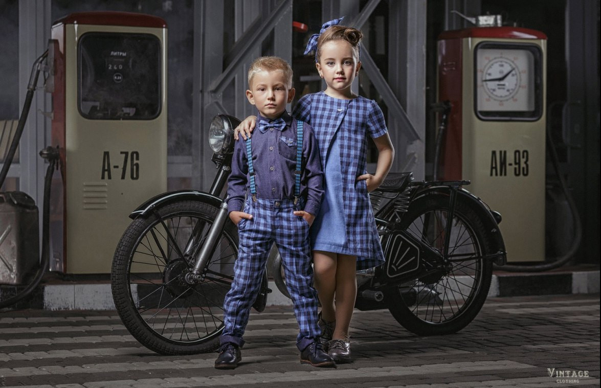 

Рубашка для мальчика "VINTAGE" 4308-2 темно-синий 140