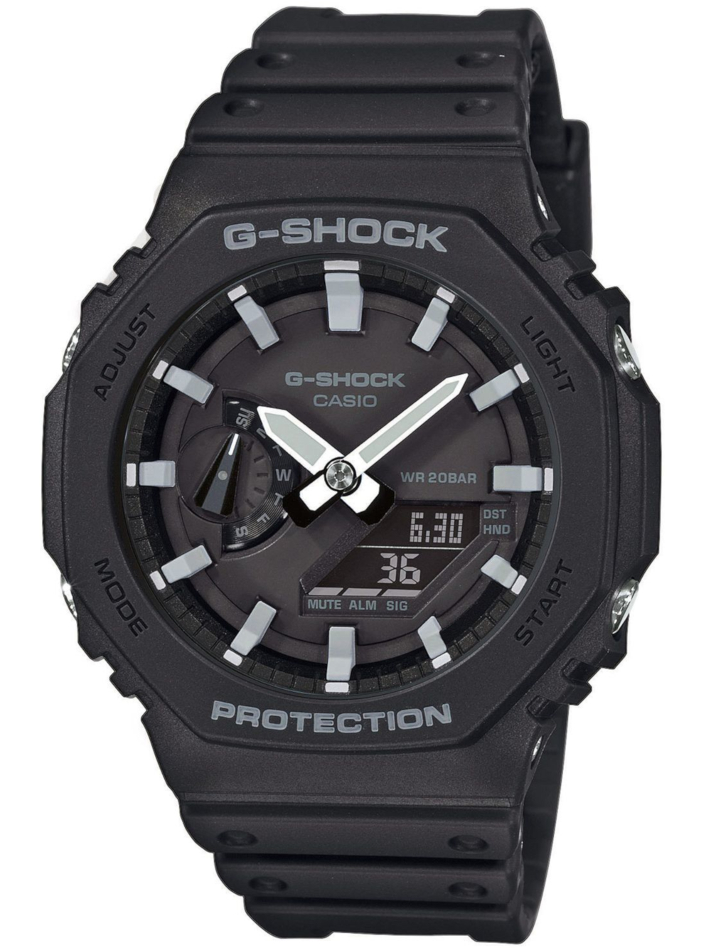 

Часы Casio GA-2100-1AER G-Shock 45mm 20ATM