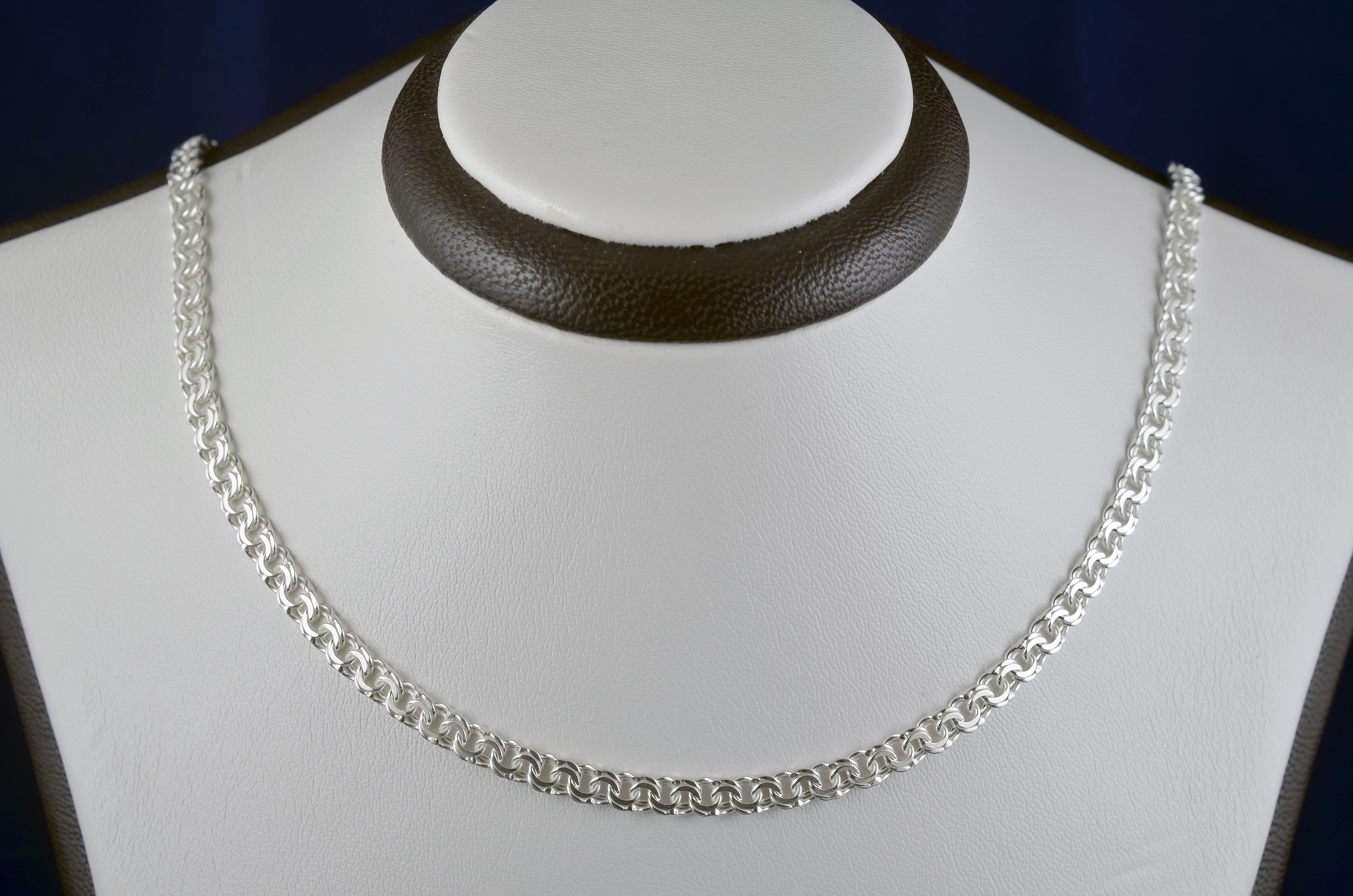 

Серебряная цепочка Meridian 925 пробы плоский бисмарк 70 размер (5003/1700)