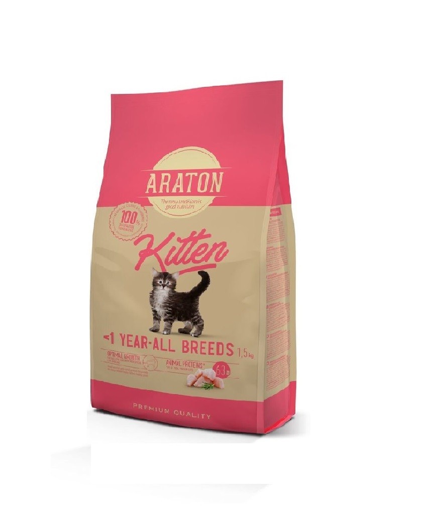 

Сухой корм ARATON для котят kitten 1,5 кг