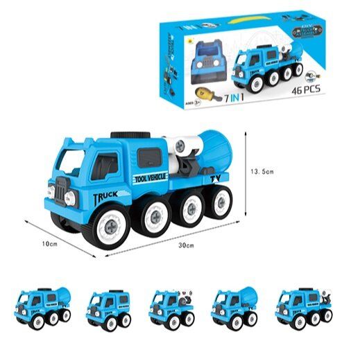 

Машина-конструктор Tong Yang 0595-4 DIY TRUCK ASSEMBLY 7в1