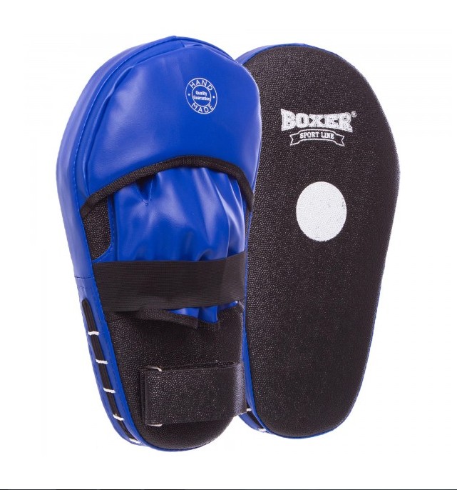 

Лапы кикбоксерские прямые удлиненные Boxer кирза