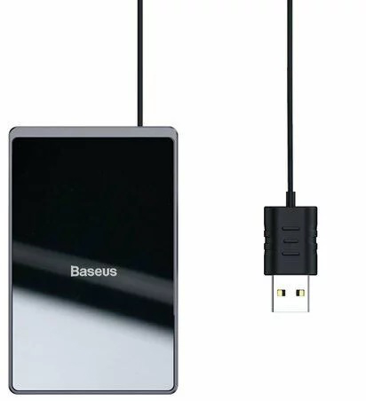 

Беспроводное зарядное устройство Baseus Wireless Charger Card Ultra Thin 15W Black (WX01B-01)