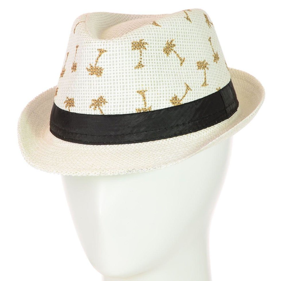 

Шляпа Челентанка Chery Размер 52-54 см. 12017-26 белый