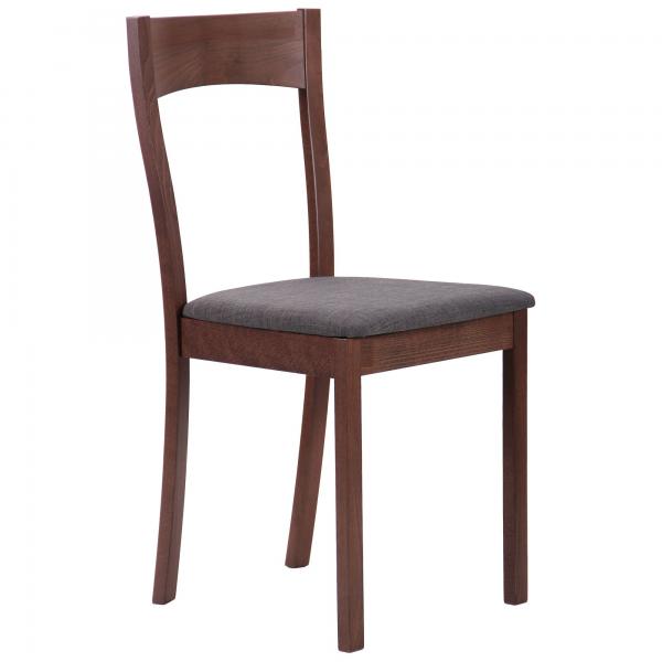 

Стул обеденный для кухни, кафе, бара Ричард дерево орех светлый/ткань графит AMF