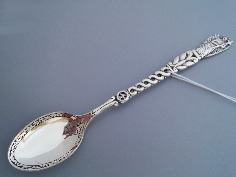 

Серебряная ложка на крестины Silver4u "Ангел Хранитель" БР-0023081