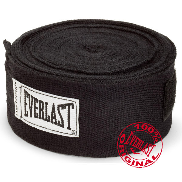 

Бинты боксерские Everlast 4,55 м. черный