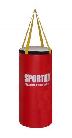 

Боксерский мешок детский SPORTKO ПВХ 50 см/24 см/ 5 кг красный