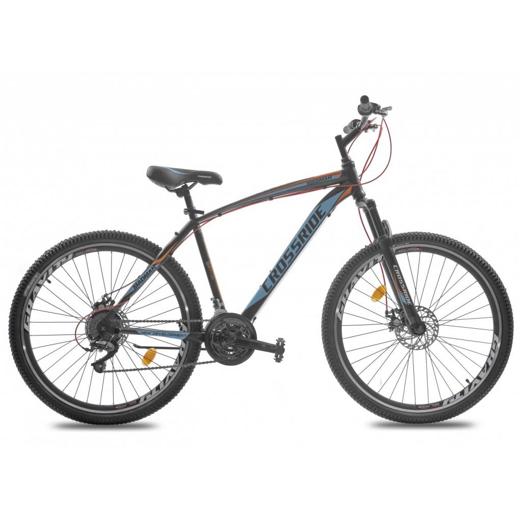 

Велосипед Crossride Madman 27.5" рама-17" St Black/Blue (0184)