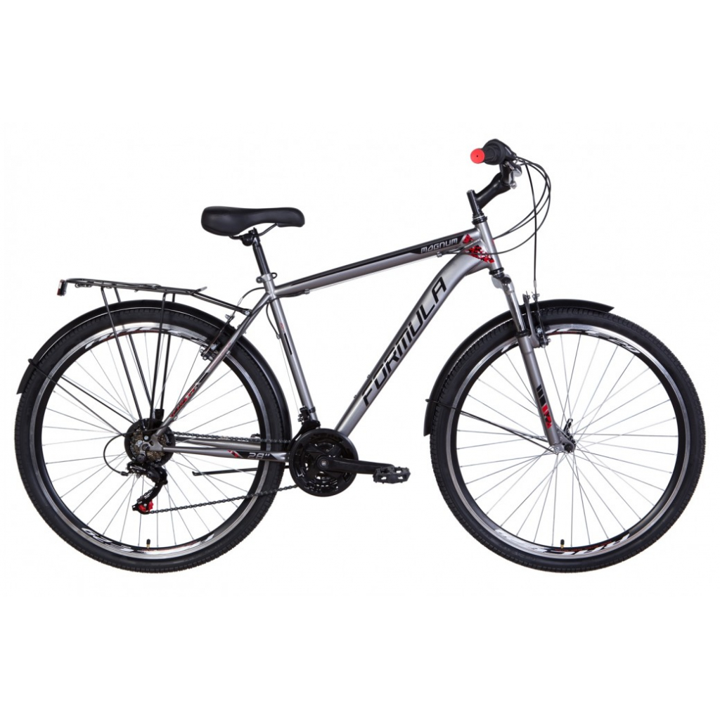 

Велосипед Formula 28" MAGNUM AM Vbr рама-20,5" 2021 Grey/Red (OPS-FR-28-020)