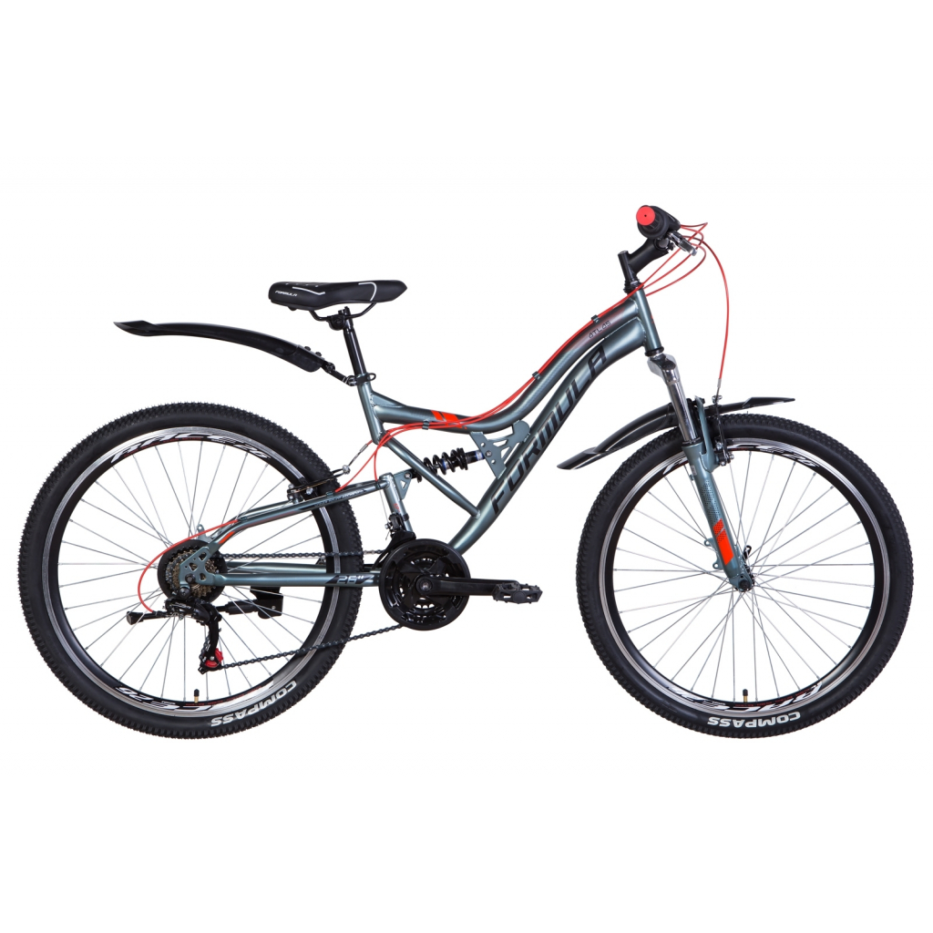 

Велосипед Formula 24" ATLAS AM2 Vbr рама-14" 2021 Black/Orange (OPS-FR-24-254)