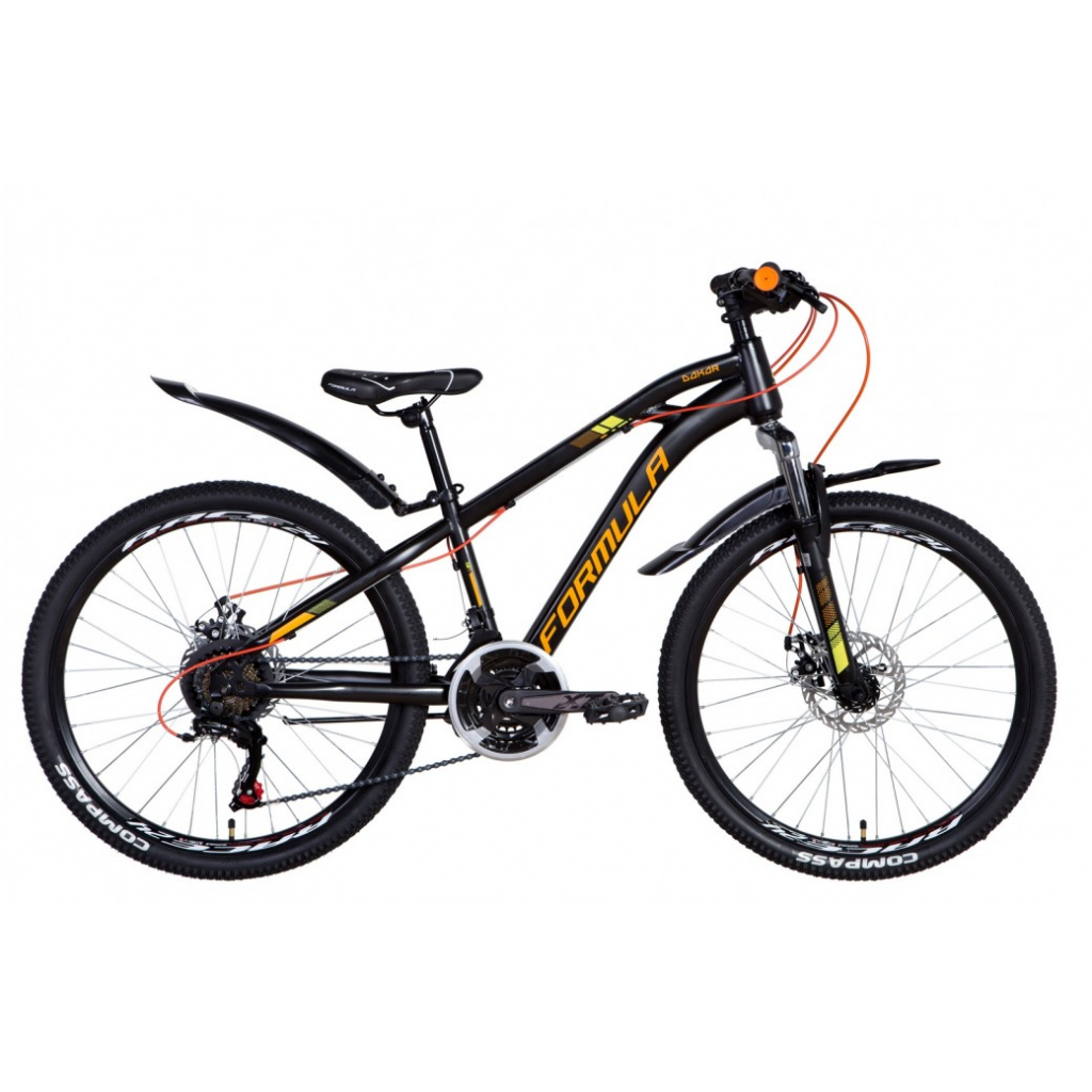 

Велосипед Formula 24" DAKAR AM DD рама-13" 2021 Black/Orange (OPS-FR-24-262)
