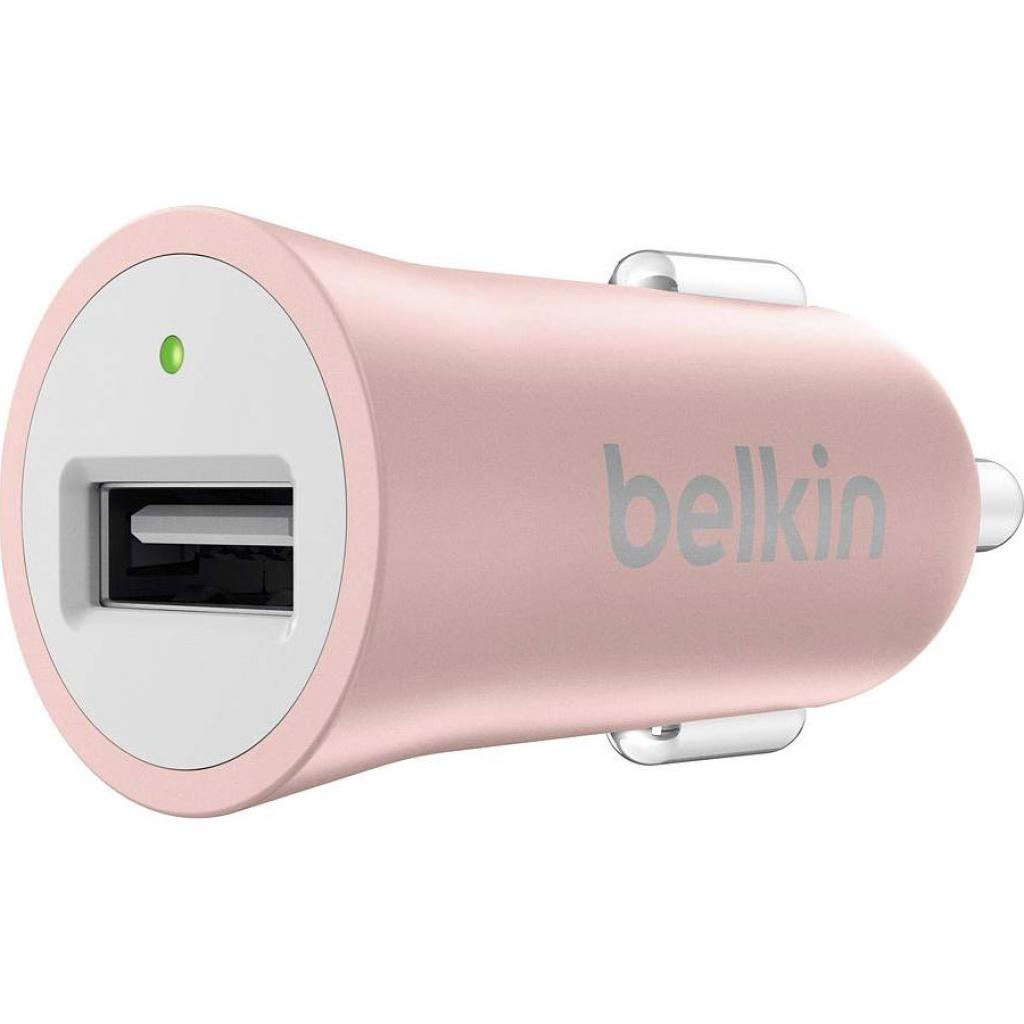 

Зарядное устройство Belkin USB Mixit Premium (USB 2.4Amp) rose gold