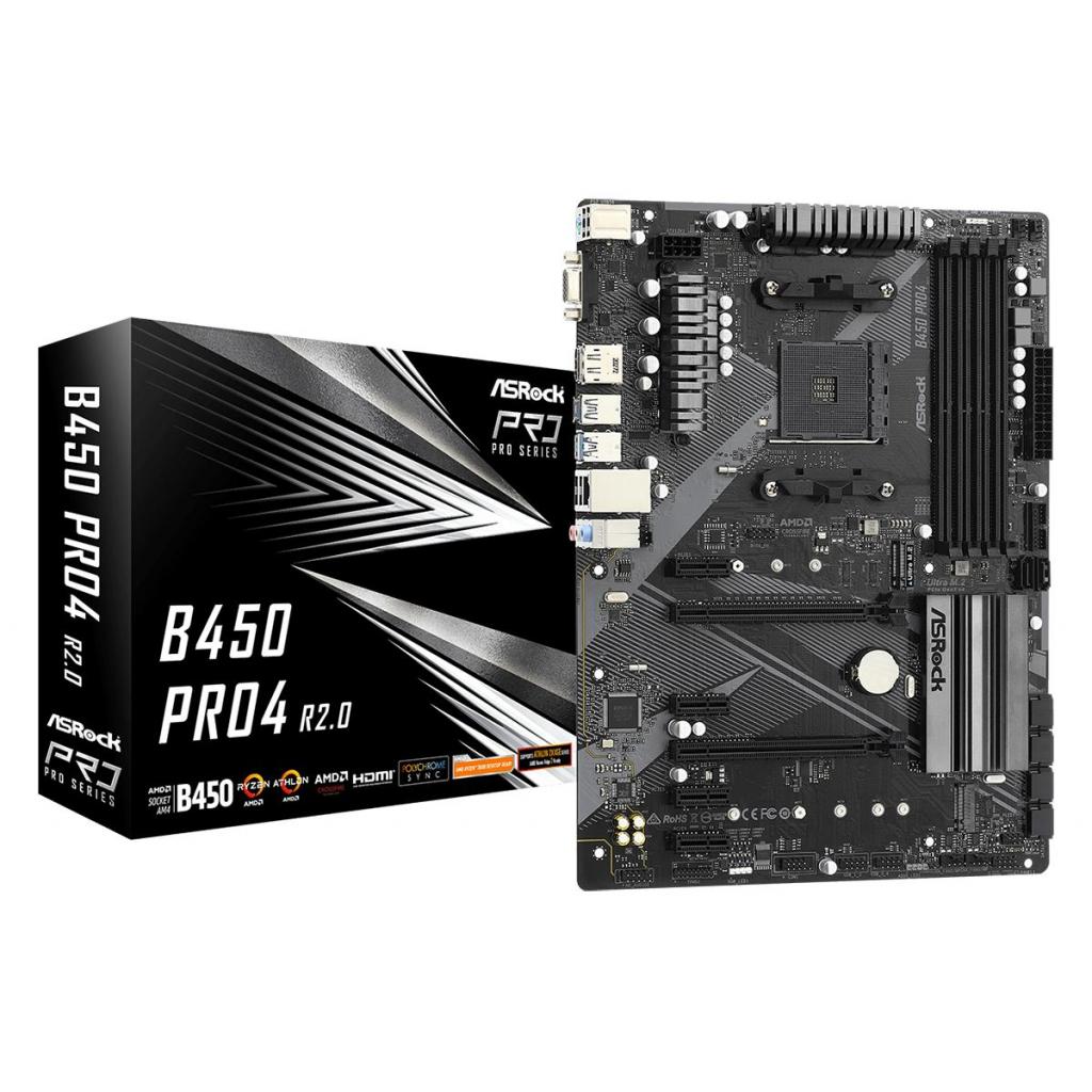 

Материнская плата ASRock B450 Pro4 R2.0