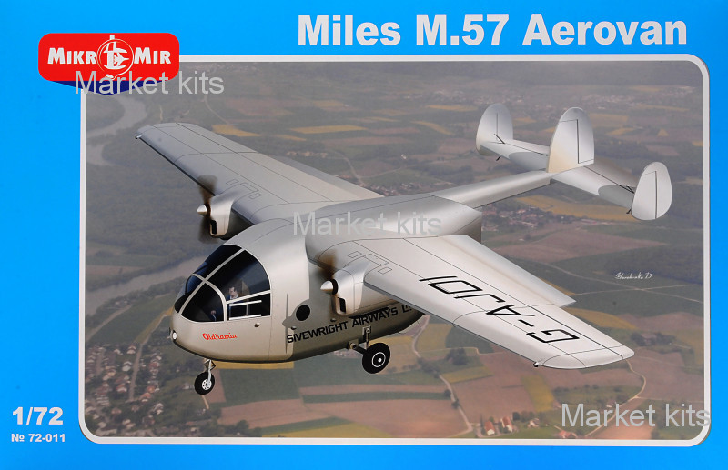 

Транспортный самолет Miles M.57 Aerovan 1:72 Micro-Mir (MM72-011)