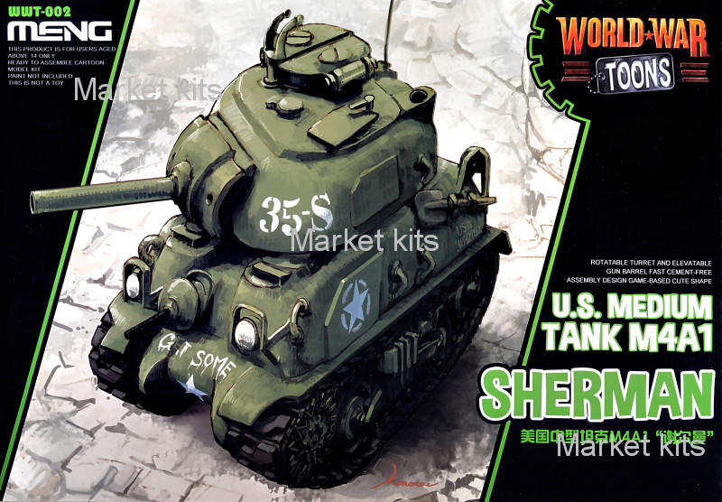 

Американский танк M4A1 Sherman Meng (MENG-WWT002)