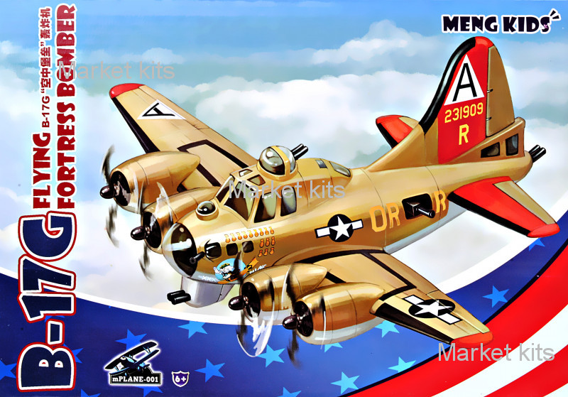 

Бомбардировщик B-17G "Flying Fortress" (Meng Kids series) Meng (MENG-PLANE001)