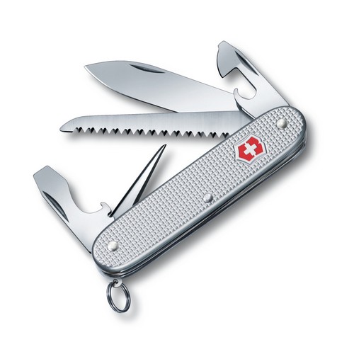 

Складной нож Victorinox FARMER 93мм/9функ/рифл.сереб /кернер/пила Vx08241.26