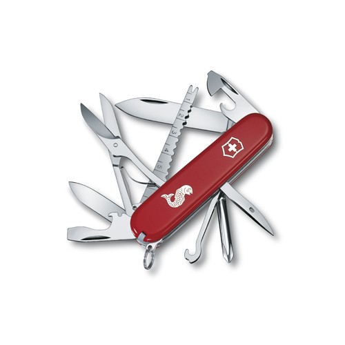 

Складной нож Victorinox FISHERMAN 91мм/17функ/крас.лого /отверт/ножн/рыба/крюк Vx14733.72