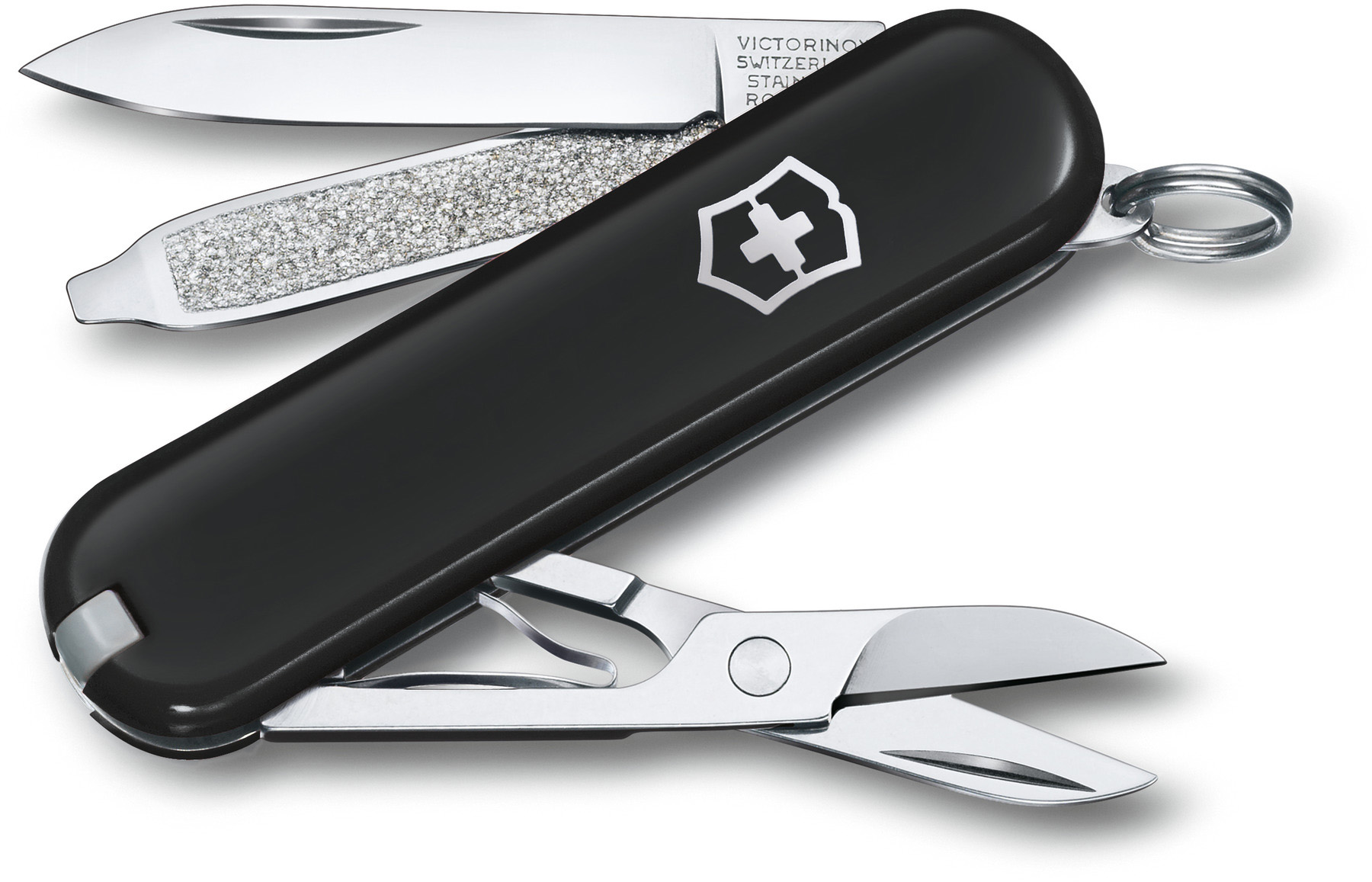 

Складной нож Victorinox CLASSIC SD Colors Dark Illusion 58мм/1сл/7функ/черн /ножн Vx06223.3G