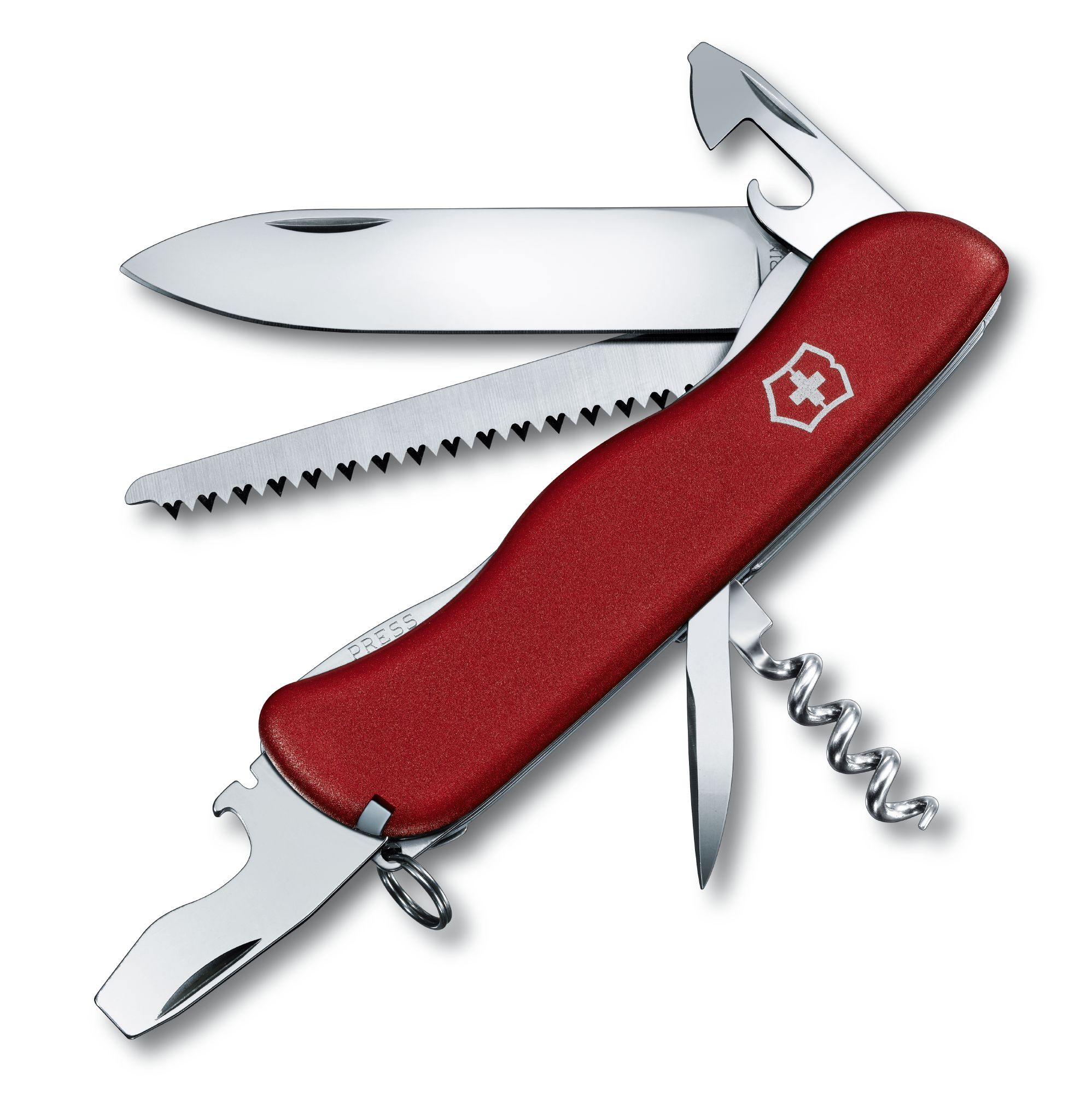 

Складной нож Victorinox FORESTER 111мм/12функ/крас.мат /lock/штоп/пила Vx08363