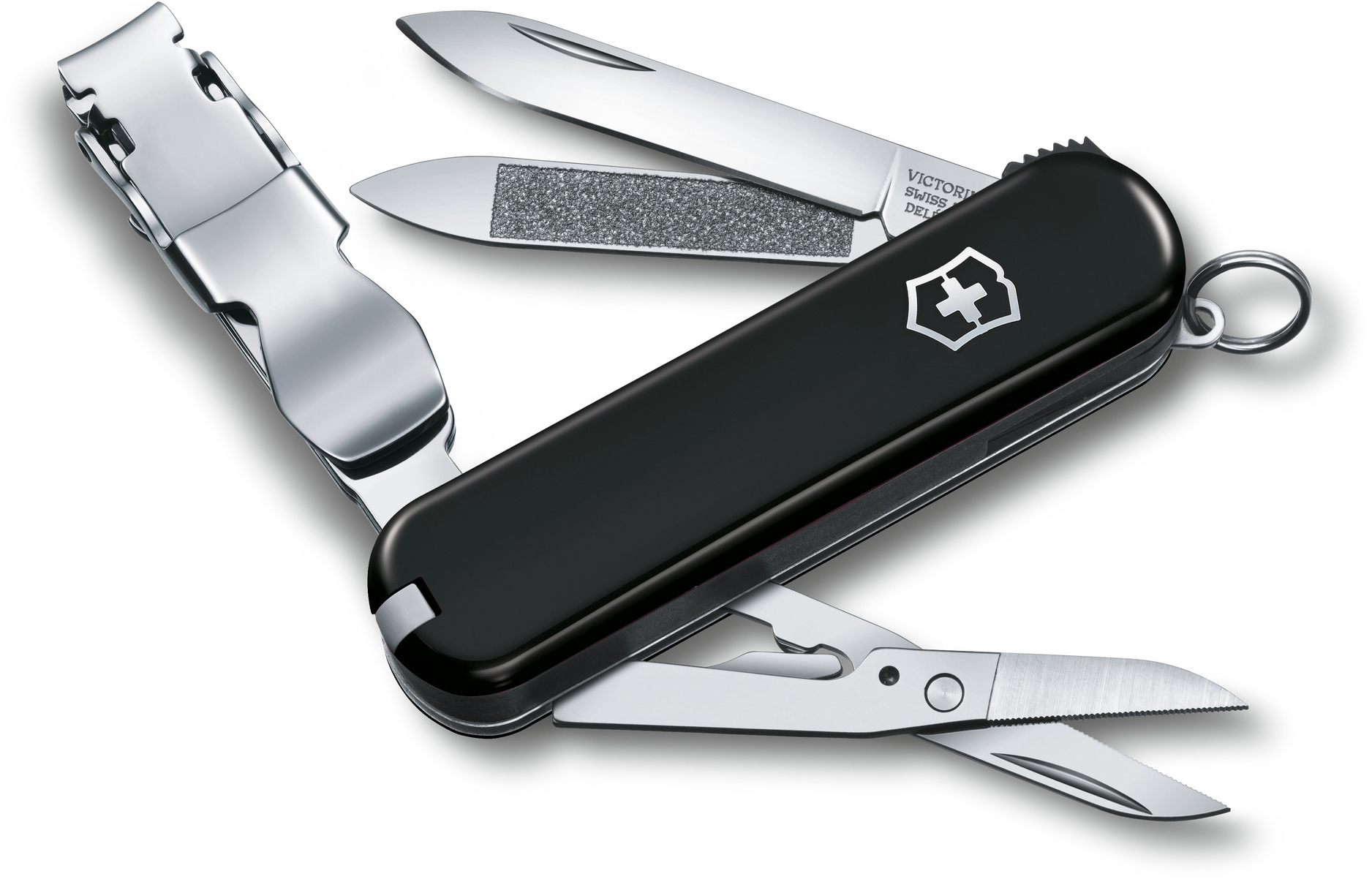 

Складной нож Victorinox NAILCLIP 580 65мм/8функ/черн /кус/ножн Vx06463.3