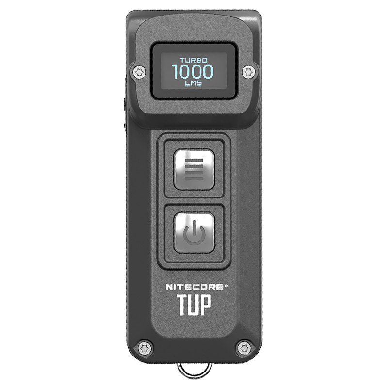 

Фонарь наключный Nitecore TUP (Cree XP-L HD V6, 1000 люмен, 5 режимов, USB), серый