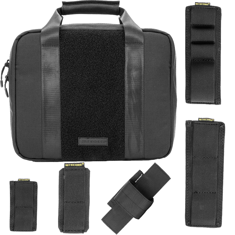 

Сумка тактическая Nitecore NTC10 (Cordura 1050D) + комплект модульных карманов (5шт.), черная