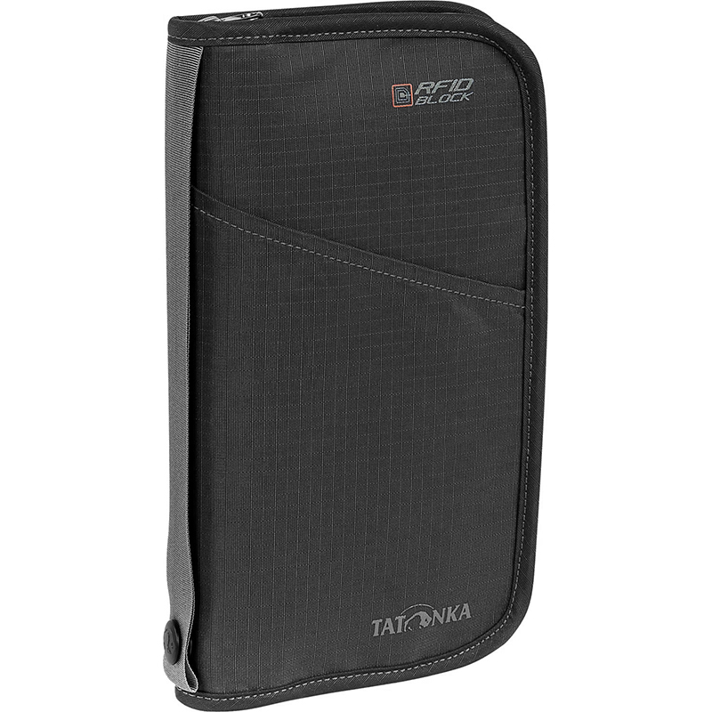 

Кошелек с защитой от считывания данных Tatonka Travel Zip RFID Block (17x12x3см), черный 2958.040