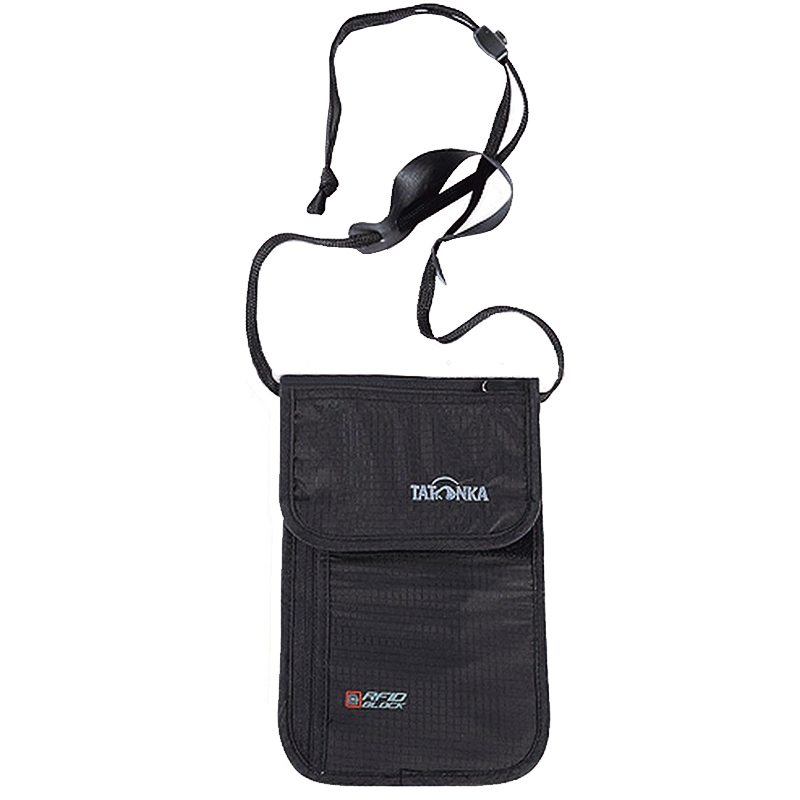 

Кошелек на шею с защитой от считывания данных Tatonka Skin Neck Pouch RFID Block (19x13x1см), черный