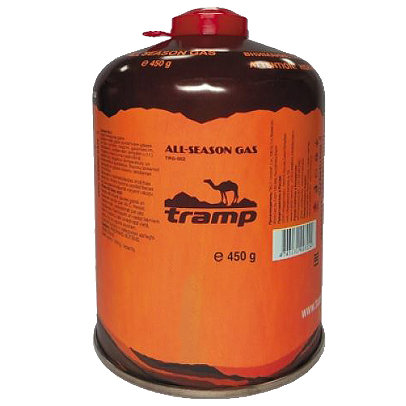 

Баллон газовый Tramp TRG-002 с резьбовым соединением (450г), всесезонный