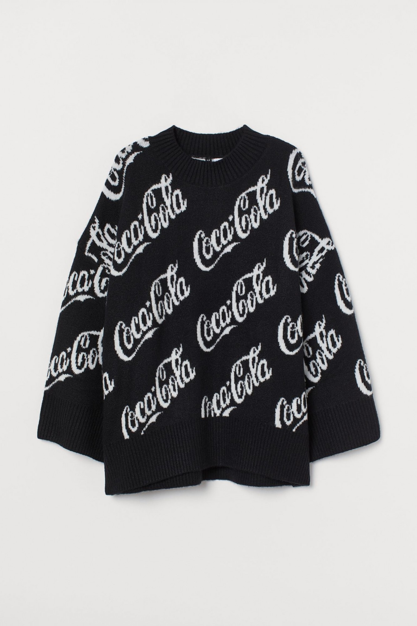 

Джемпер оверсайз H&M XL Черно-белый 8888072wtr