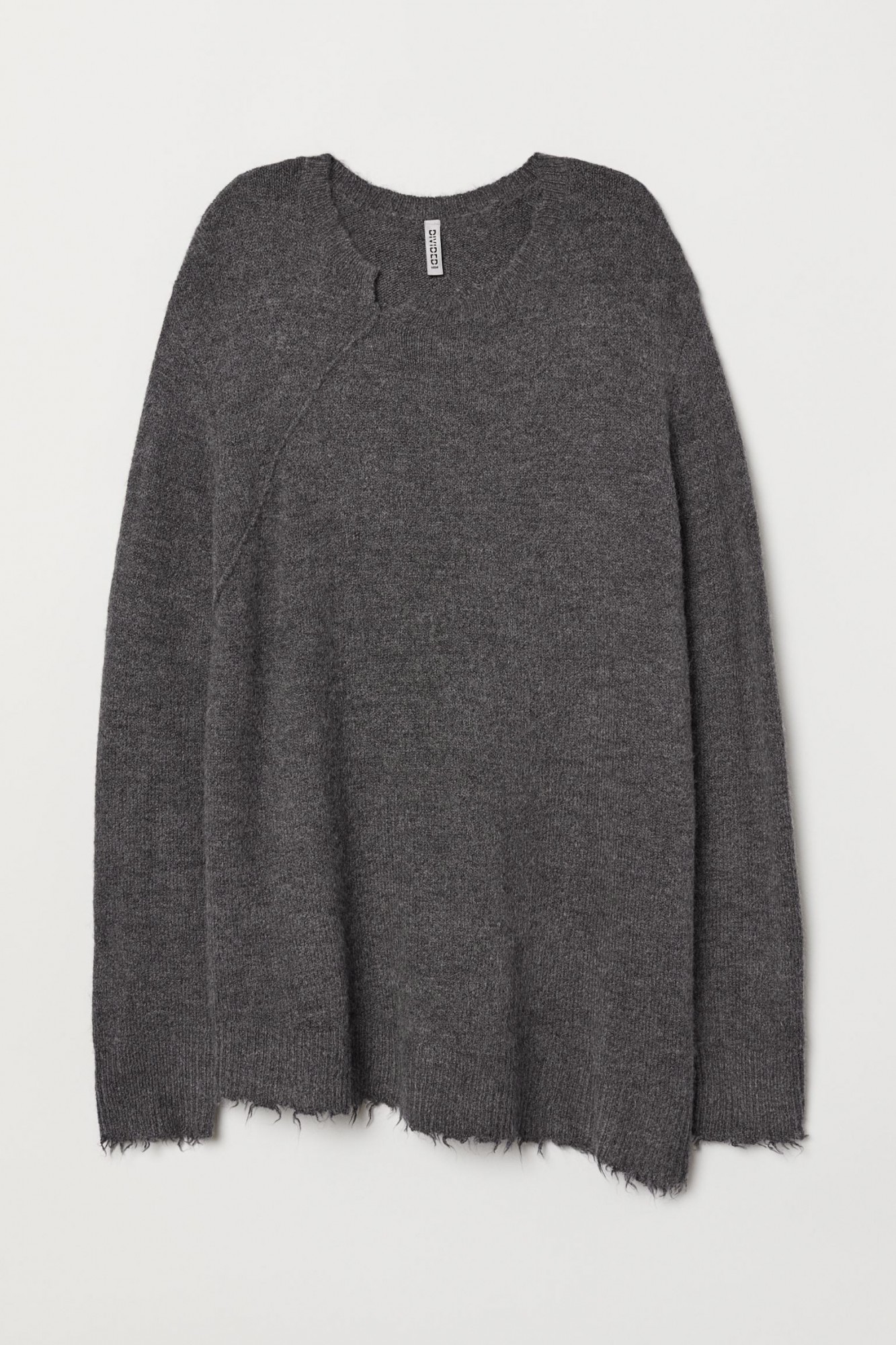 

Джемпер оверсайз H&M S Темно-серый 5773888wtr