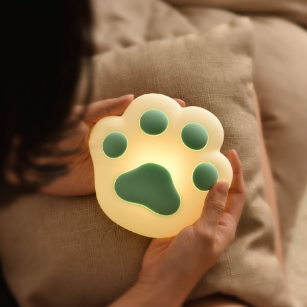 

Силиконовый ночник 3DTOYSLAMP Кошачья лапка Зеленая