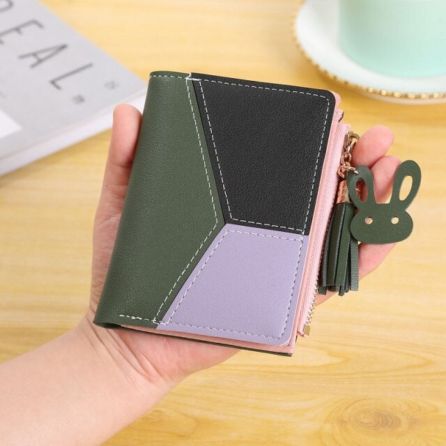 

Женский кошелек Zoukane 12*9*1.8cm Зеленый