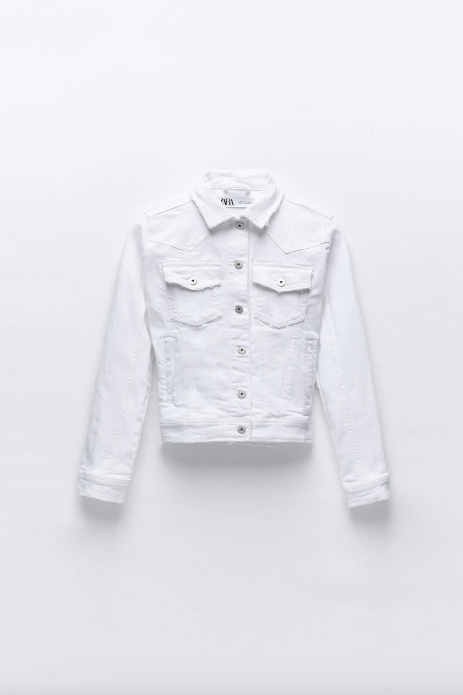 

Женская белая джинсовая куртка Zara 4979/021/250 S 8707