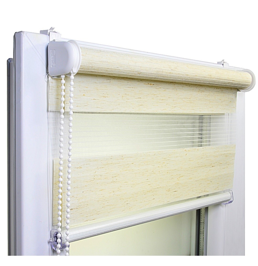 

Ролета Roll Star День-Ночь 110x180 см Лен (DN8)