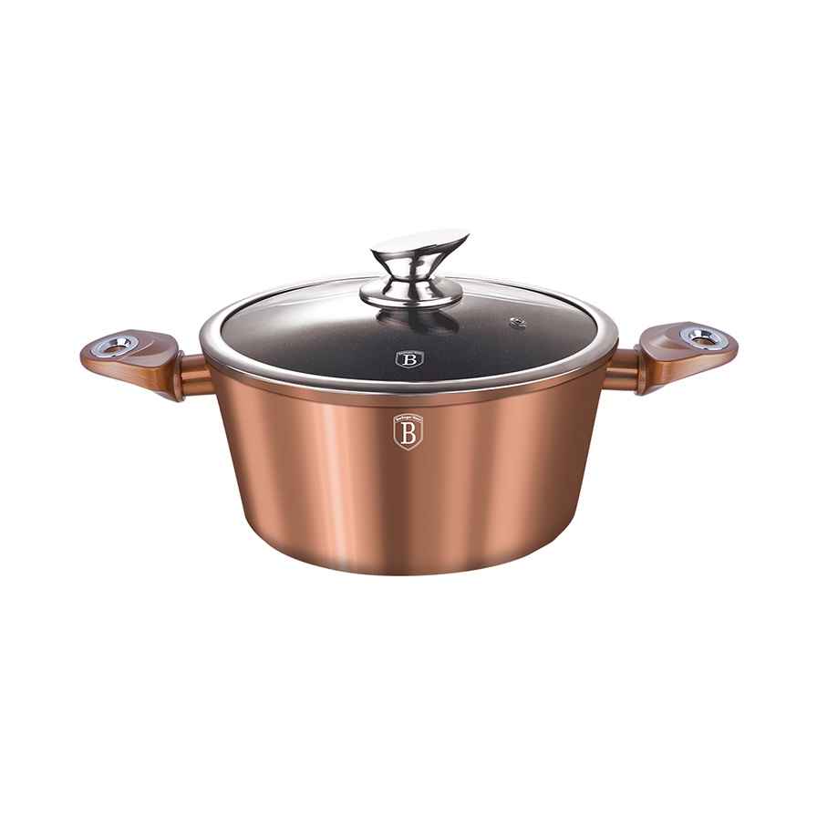 

Кастрюля Berlinger Haus Rose Gold Metallic Line BH-1514N (2,5 л, 20 см)