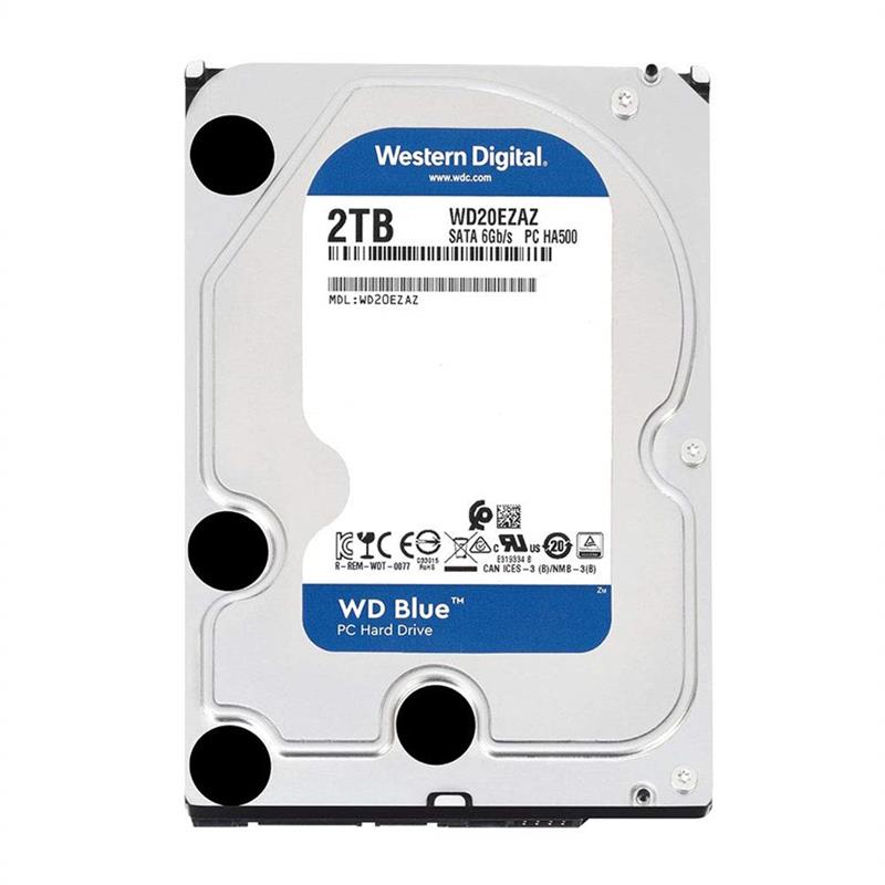 

Накопитель HDD SATA 2.0TB WD Blue 5400rpm 256MB (WD20EZAZ)