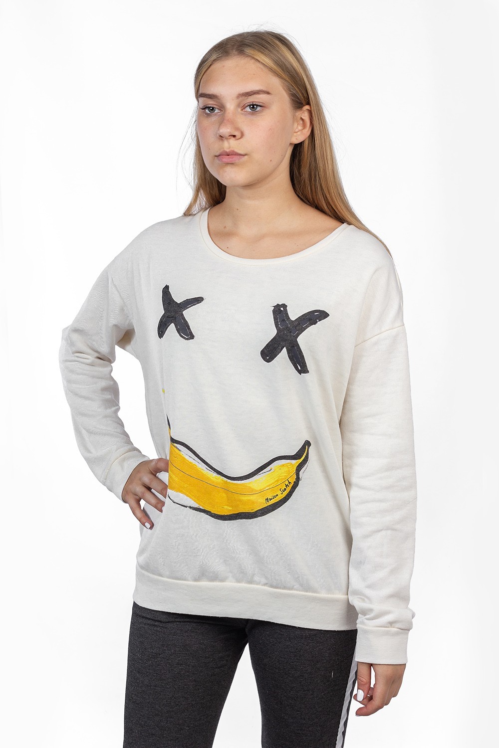 

Джемпер женский Maison Scotch молочный S 128365