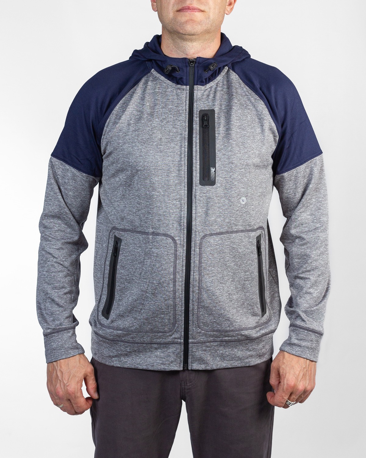 

Кофта мужская American Eagle серо-синяя  01237, Кофта мужская American Eagle серо-синяя XL 01237