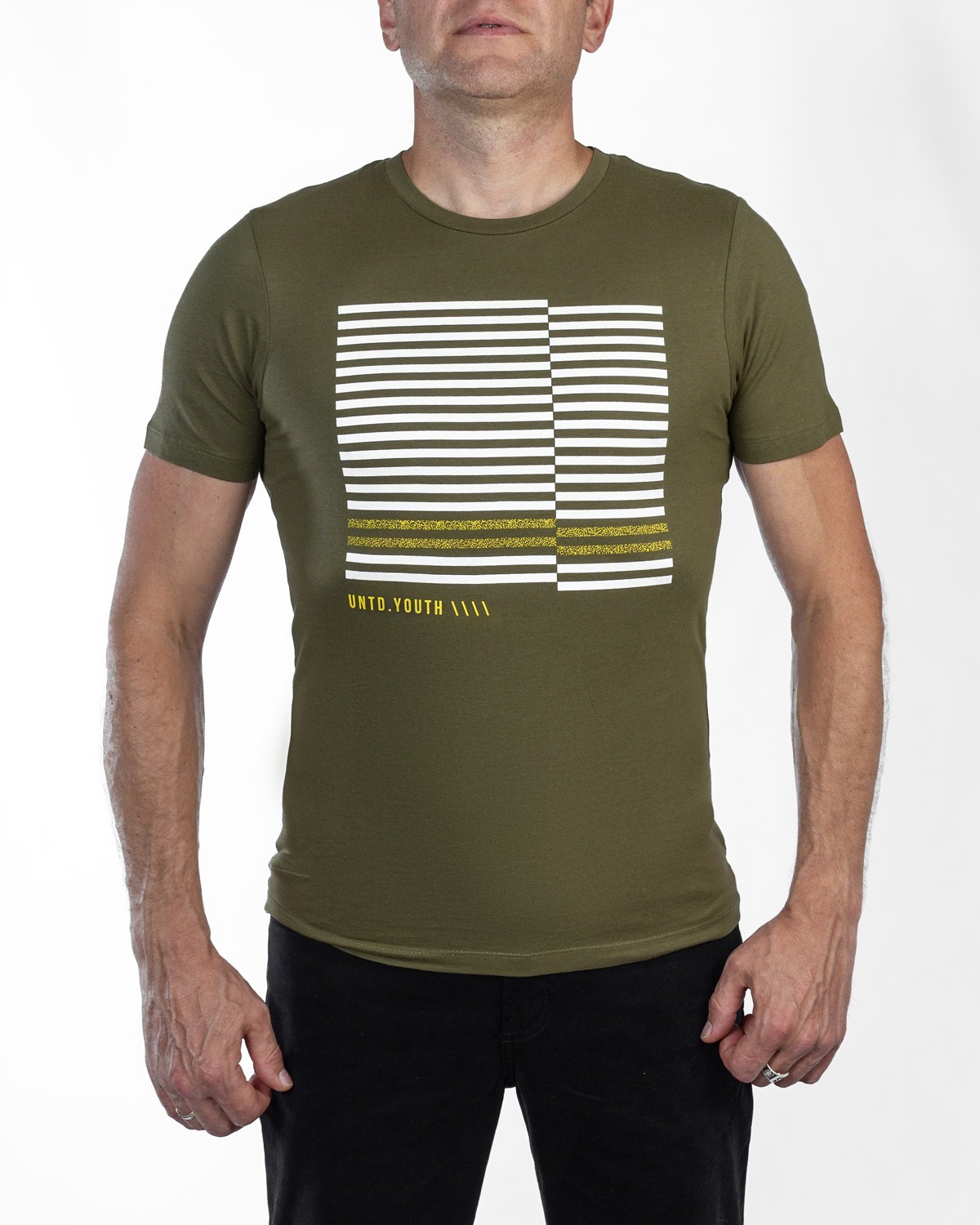 

Футболка мужская Jack & Jones хаки S 12137973